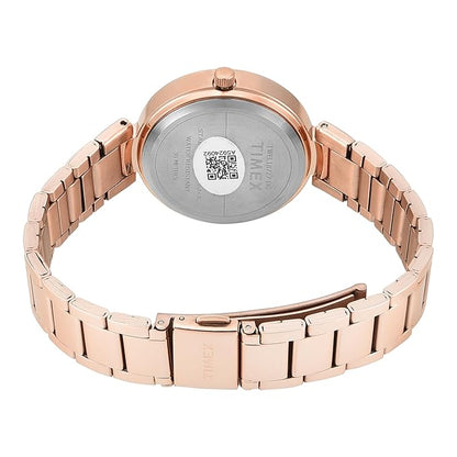 TIMEX Analog Watch for Woman with Round Dial & Water Resistant Women's Wrist Watches