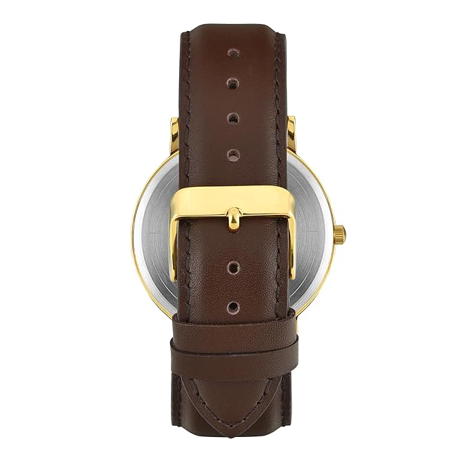 Classics Men Quartz Beige Dial Analog Leather Watch TWTG12203