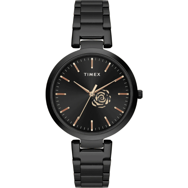 TIMEX ANALOG BLACK DIAL WOMEN'S WATCH-TW000X225