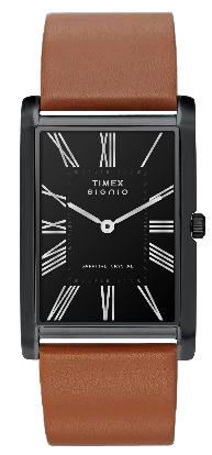 Signio Men Quartz Black Dial Analog Leather Watch TWEG34302