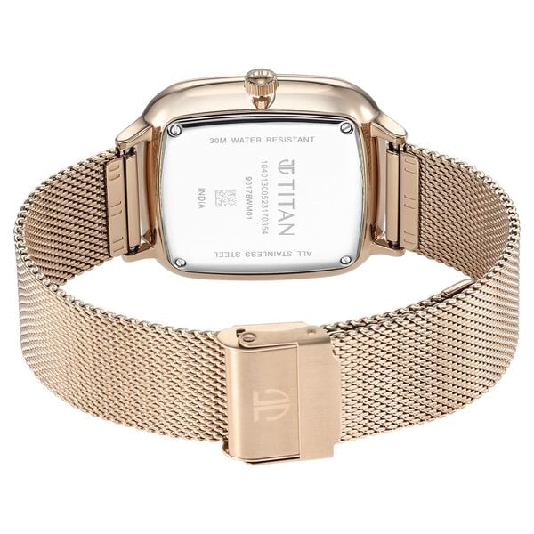 Titan Avant Garde Silver Dial Quartz Multifunction Stainless Steel Strap watch for Men