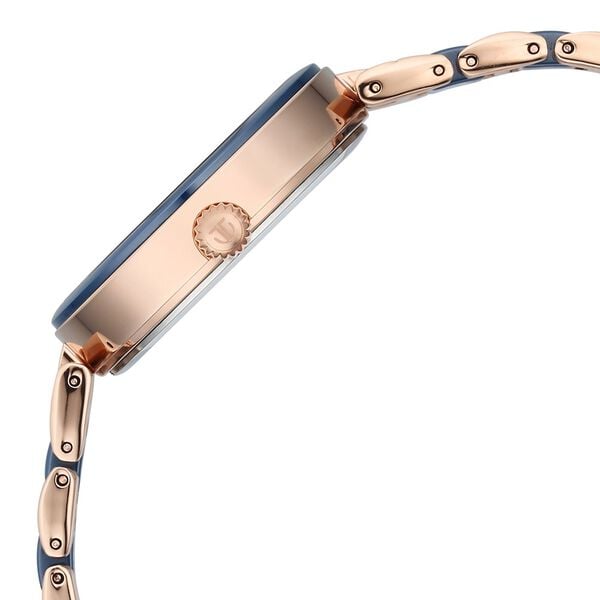 Titan Purple Ceramics Blue Dial Watch for Women