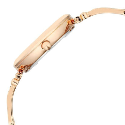 Titan Raga Glimmers Quartz Analog Mother of Pearl Dial Rose Gold Metal Strap Watch For Women