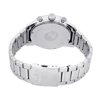 A4B001X1 Black + White Dial Chronograph Watch