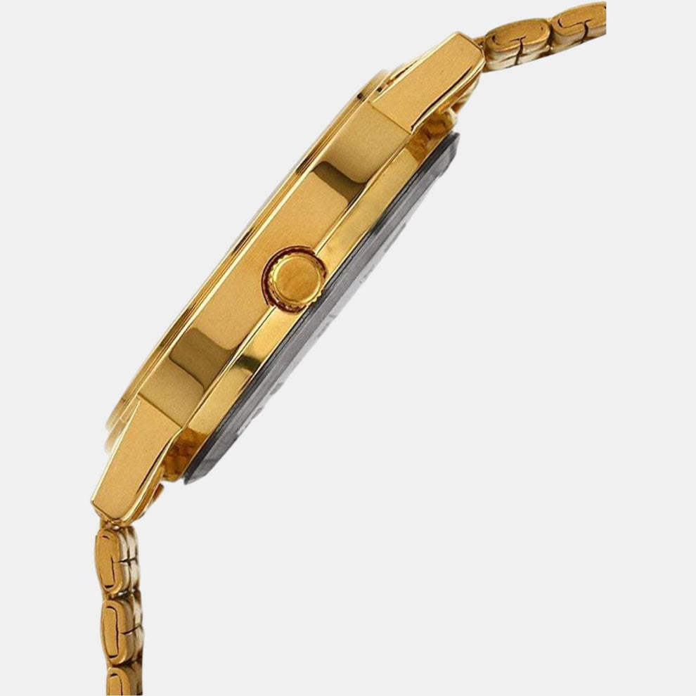 Classics Men Quartz White Dial Analog Stainless Steel Watch A503