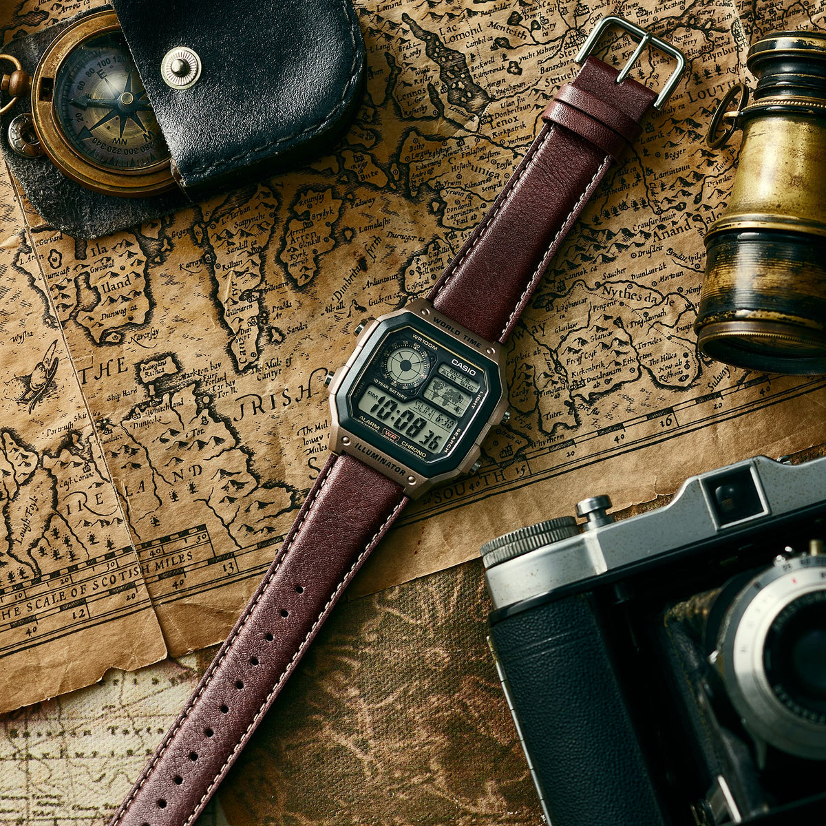 Casio Royale STANDARDAE-1200WHL-5AV D383