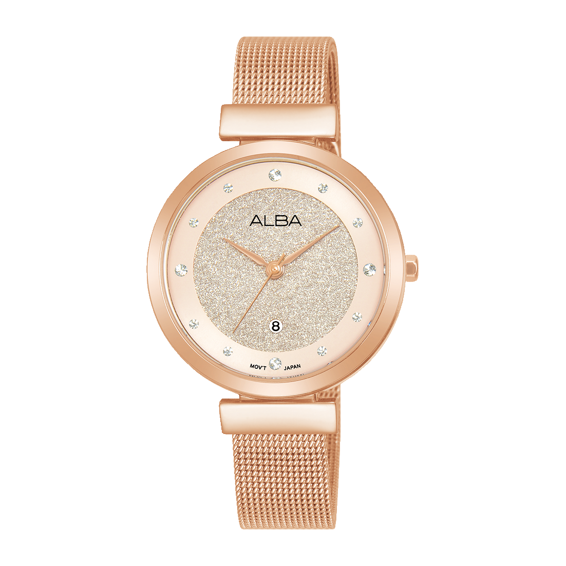 Alba AH7CA0X1 Pink Shimmer Ladies Watch
AH7CA0X1