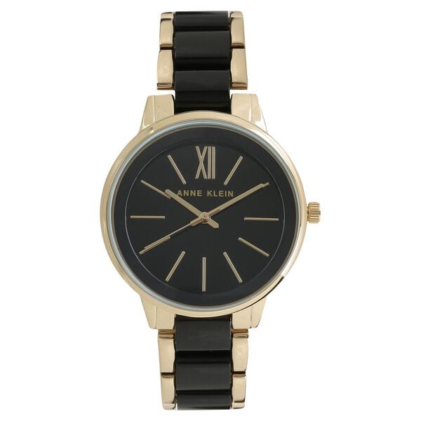 Anne Klein Quartz Analog Black Dial Ceramic Strap Watch for Women