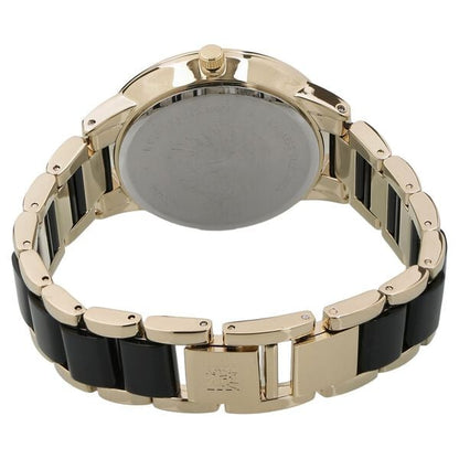 Anne Klein Quartz Analog Black Dial Ceramic Strap Watch for Women