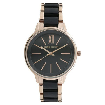 Anne Klein Quartz Analog Black Dial Ceramic Strap Watch for Women