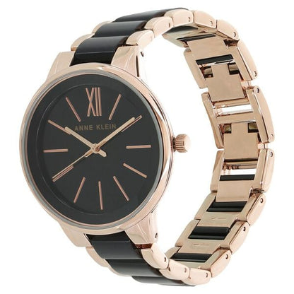 Anne Klein Quartz Analog Black Dial Ceramic Strap Watch for Women