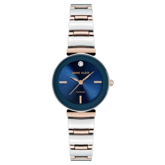 Anne Klein Quartz Analog Blue Dial Metal Strap Watch for Women