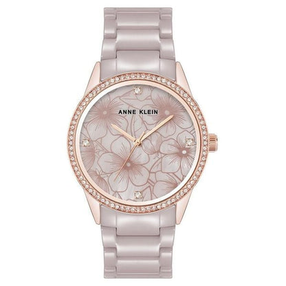 Anne Klein Quartz Analog Grey Dial Grey Metal Strap Watch For Women