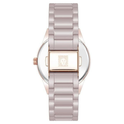 Anne Klein Quartz Analog Grey Dial Grey Metal Strap Watch For Women