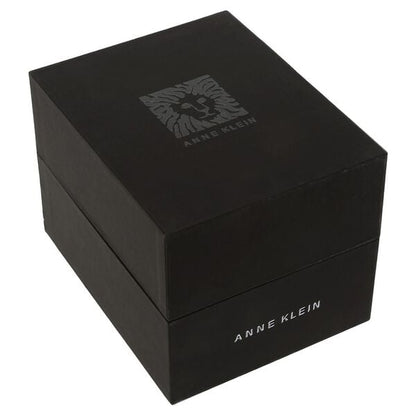 Anne Klein Quartz Analog Black Dial Two Toned Metal Strap Watch For Women