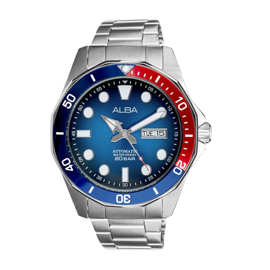 AL4541X1 Blue-Red Gradation Dial Automatic Watch