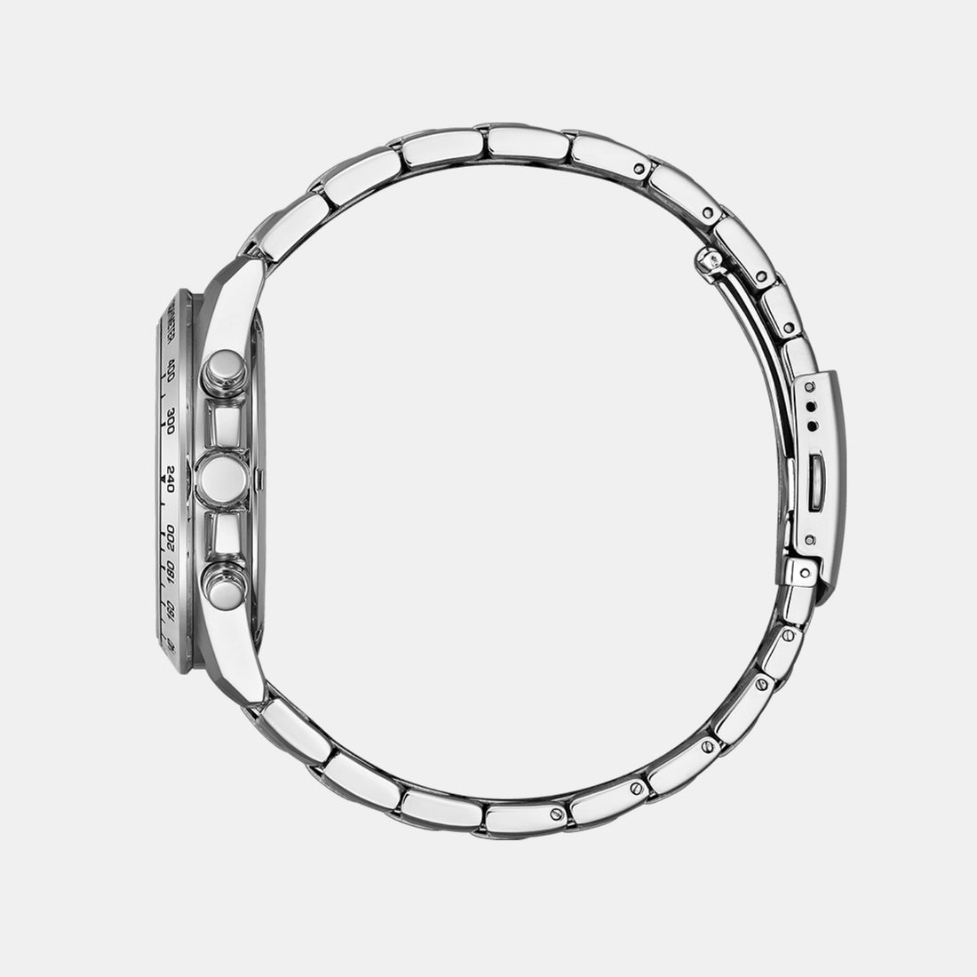 Men Quartz Light Blue Dial Chronograph Stainless Steel Watch AN8230-59L