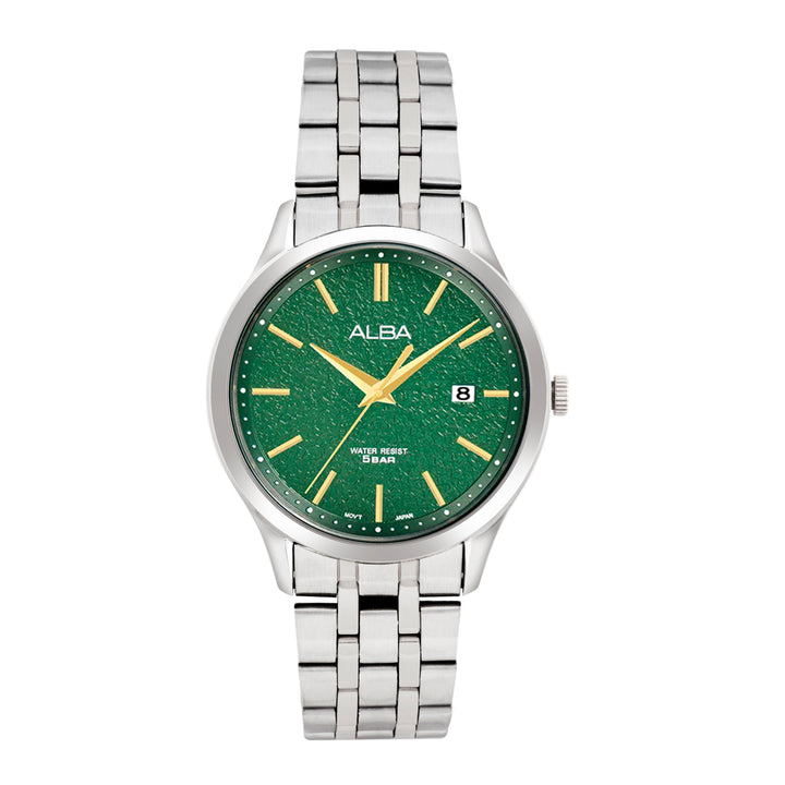 AS9R29X1 Green Marble Dial Watch
