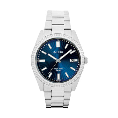 AS9S69X1 Midnight Blue Textured Dial Watch