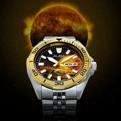 AV3590X2 Galaxy Dial Quartz Watch