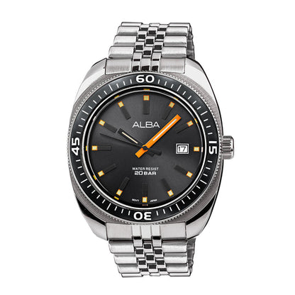 AS9T87X1 Davy's Grey Dial Quartz Watch