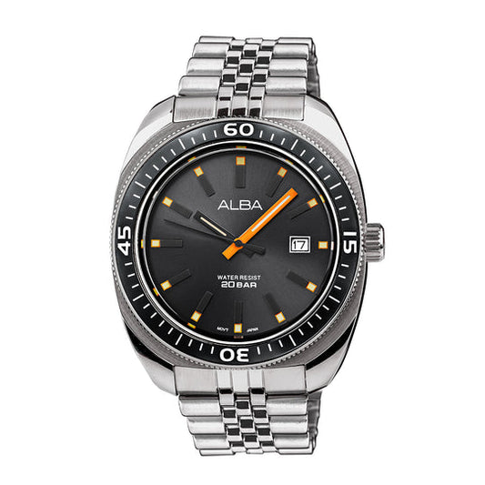 AS9T87X1 Davy's Grey Dial Quartz Watch