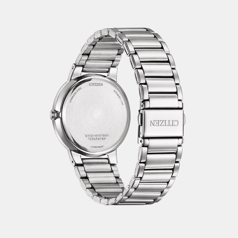 Hyperion Men Quartz Green Dial Analog Stainless Steel Watch BI5120-51X