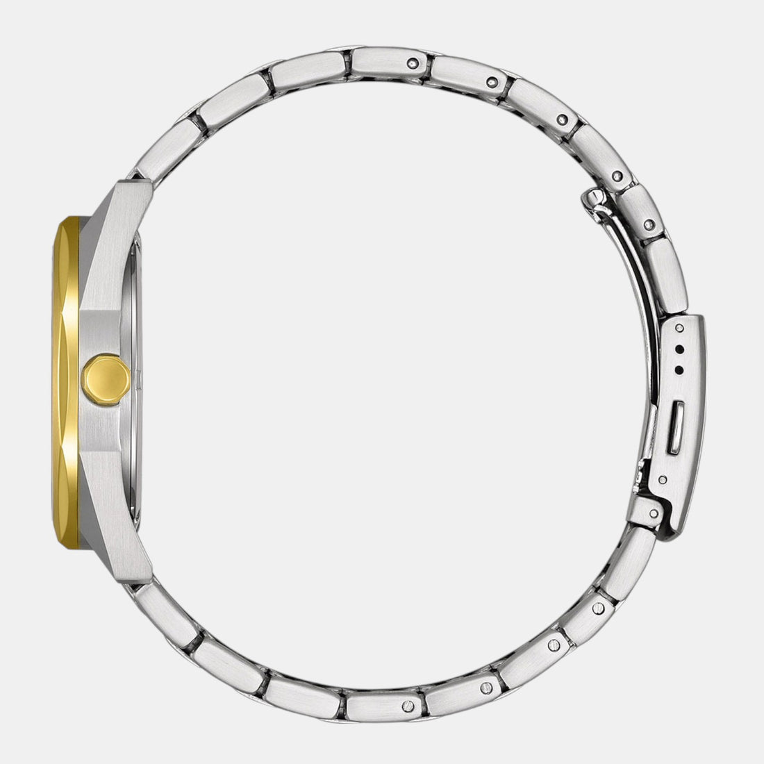 Eco-Drive Men Eco-Drive White Dial Analog Stainless Steel Watch BM7624-82A