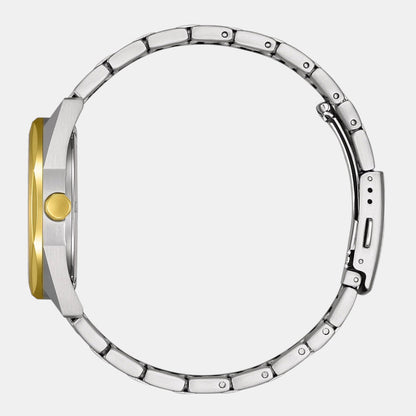 Eco-Drive Men Eco-Drive White Dial Analog Stainless Steel Watch BM7624-82A