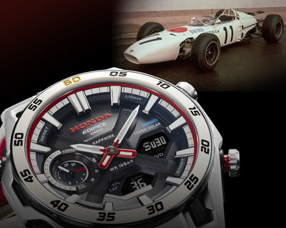 EDIFICE Honda Special Edition of the 60th Anniversary of the First Victory in F1 EDIFICE SOSPENSIONE ECB-2300HR-1A