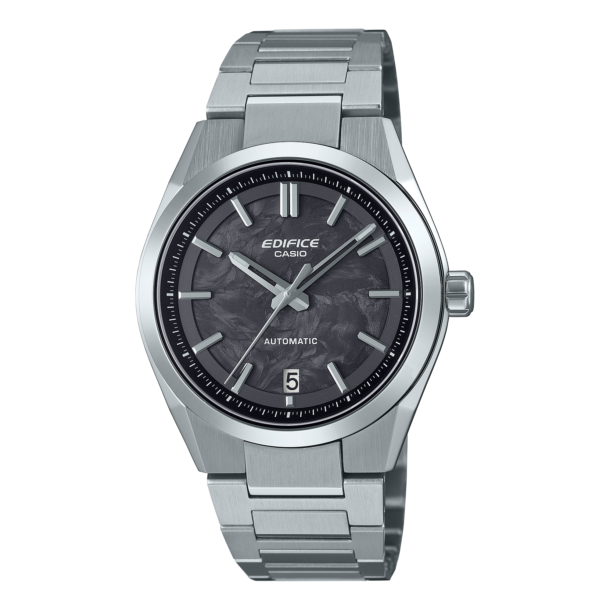 Edifice Men Automatic Black Dial Analog Stainless Steel Watch ED669 ...