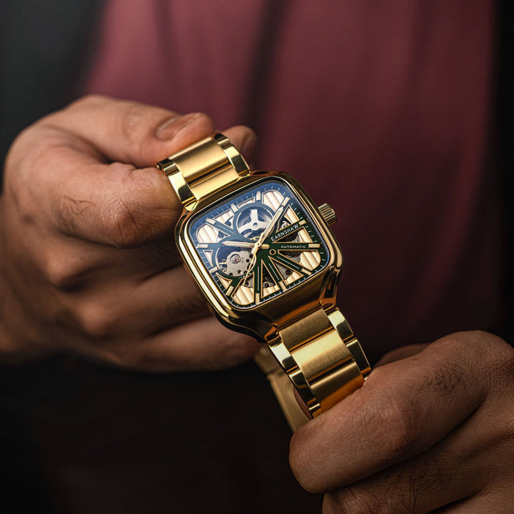 EARNSHAW ES-8294-66 Paxton Skeleton Automatic Watch for Men