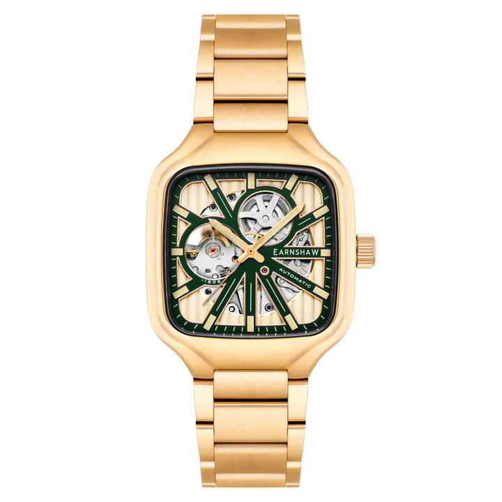 EARNSHAW ES-8294-66 Paxton Skeleton Automatic Watch for Men