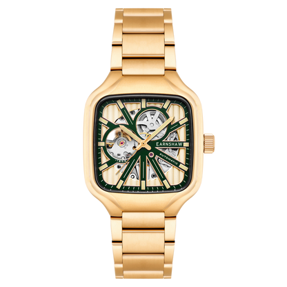 EARNSHAW ES-8294-66 Paxton Skeleton Automatic Watch for Men