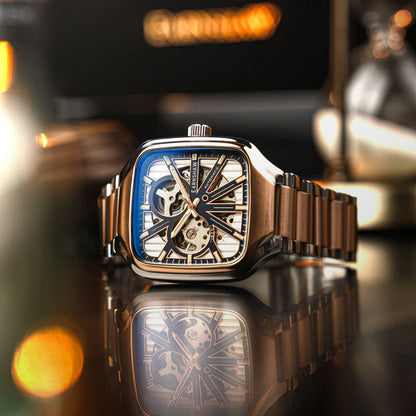 EARNSHAW ES-8294-88 Paxton Skeleton Automatic Watch for Men