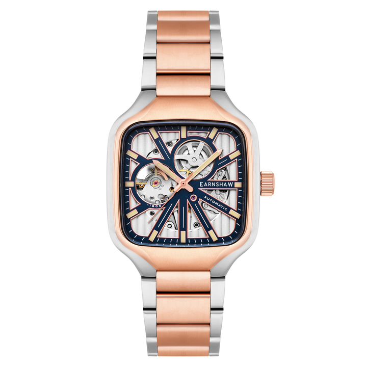 EARNSHAW ES-8294-88 Paxton Skeleton Automatic Watch for Men