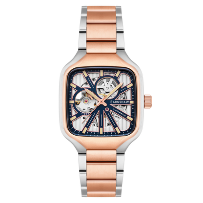 EARNSHAW ES-8294-88 Paxton Skeleton Automatic Watch for Men