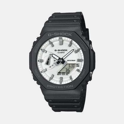G-Shock Men Quartz White Dial Analog-Digital Resin Watch G1637
