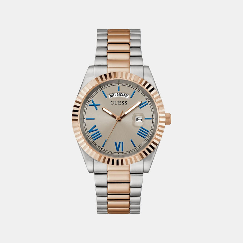 Guess Dress Men Quartz Grey Dial Analog Stainless Steel Watch GW0265G13