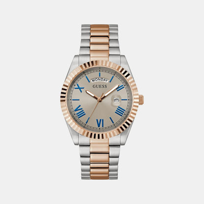 Guess Dress Men Quartz Grey Dial Analog Stainless Steel Watch GW0265G13