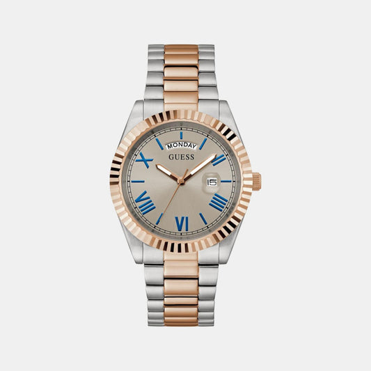 Guess Dress Men Quartz Grey Dial Analog Stainless Steel Watch GW0265G13