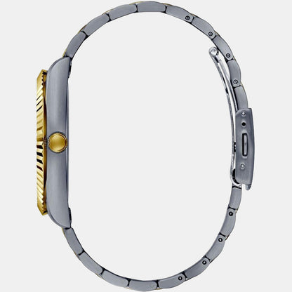 Connoisseur Round Men Quartz Green Dial Analog Stainless Steel Watch GW0265G8