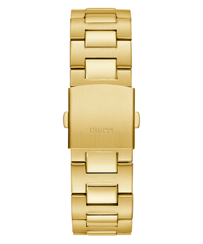 GUESS Equity Mens Gold Tone Multi-function Watch