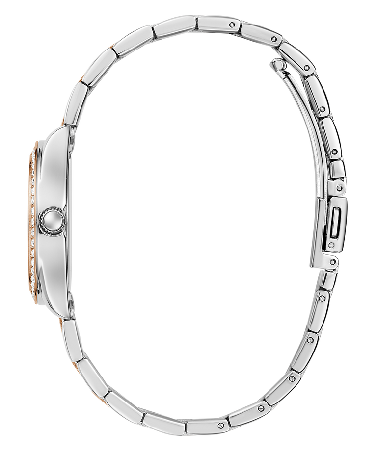 GUESS Mini Luna Ladies 2-Tone Analog Watch