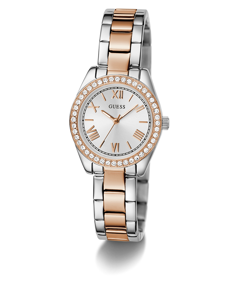 GUESS Mini Luna Ladies 2-Tone Analog Watch