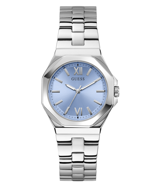 Women Quartz Blue Dial Analog Stainless Steel Watch GW0873L1