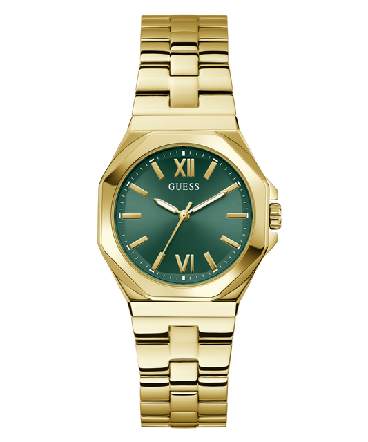 GUESS Ladies Gold Tone Analog Watch