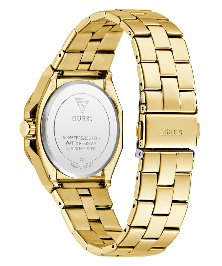 GUESS Ladies Gold Tone Analog Watch