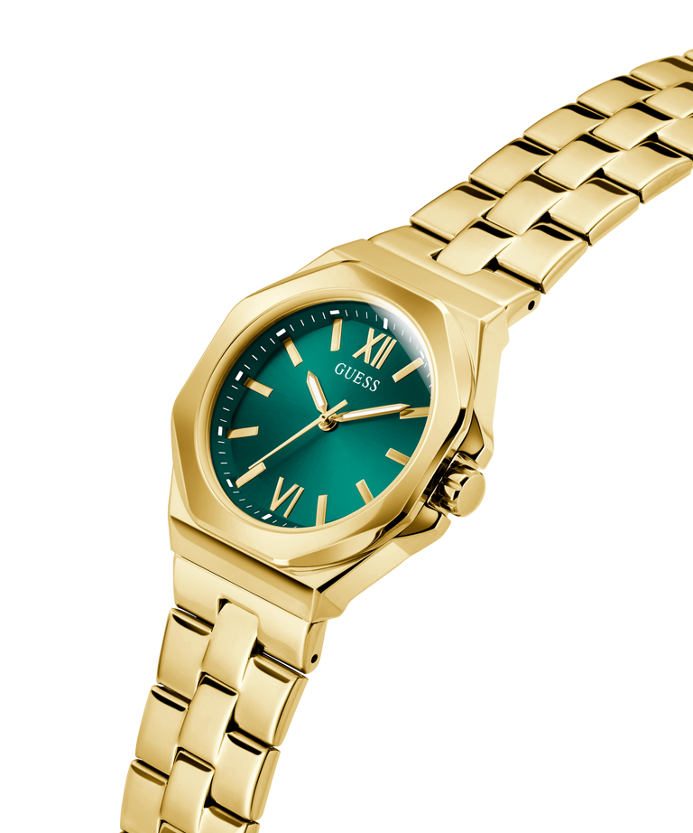 GUESS Ladies Gold Tone Analog Watch