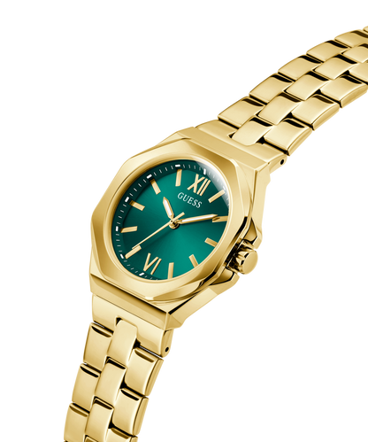GUESS Ladies Gold Tone Analog Watch